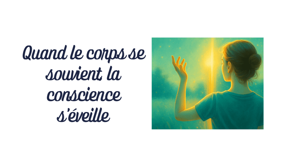 Quand le corps se souvient, la conscience s’éveille